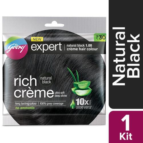 Godrej Expert Natural Black Rich Creme Hair Colour 20ml