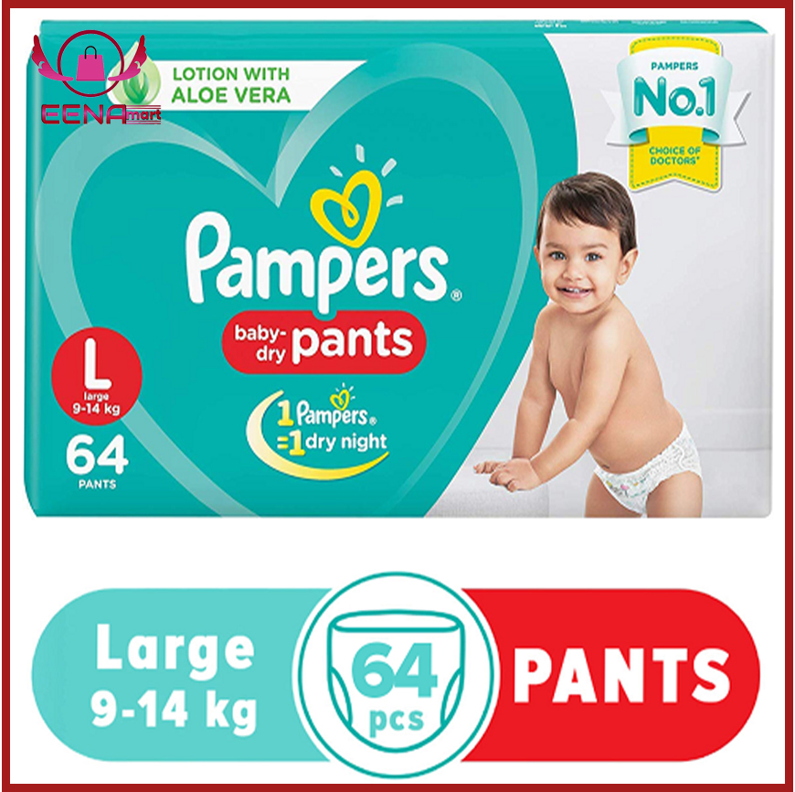 Pampers baby diaper 9-14 kg (60 piece large)