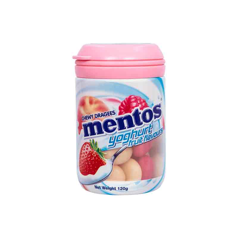 Mentos Yoghurt Fruit Flavours 120g