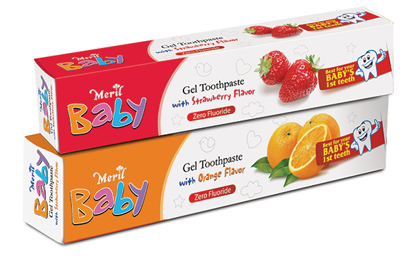 Meril Baby Toothpaste Orange 45gm