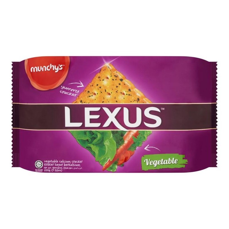 Munchys Biscuit Lexus Vegetable 200gm 