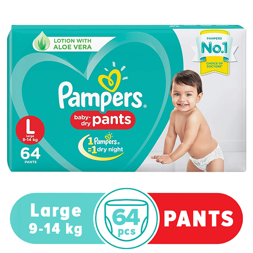 Pampers baby pant 64 piece small