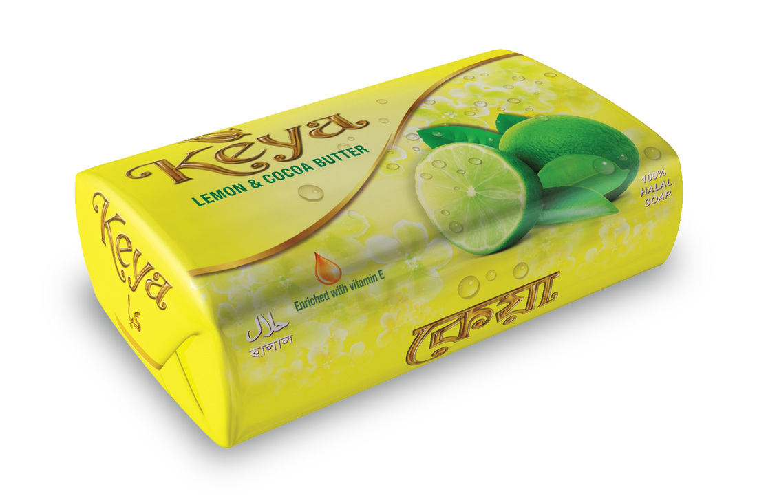 Keya Lemon & Cocoa Butter Soap -125gm (box)